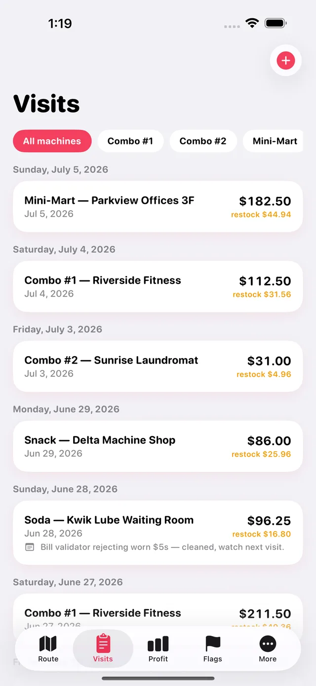 Vendbook screenshot 5