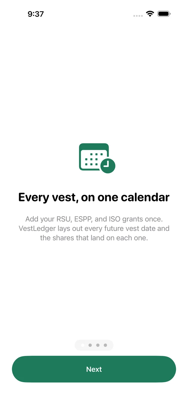 VestLedger screenshot 1