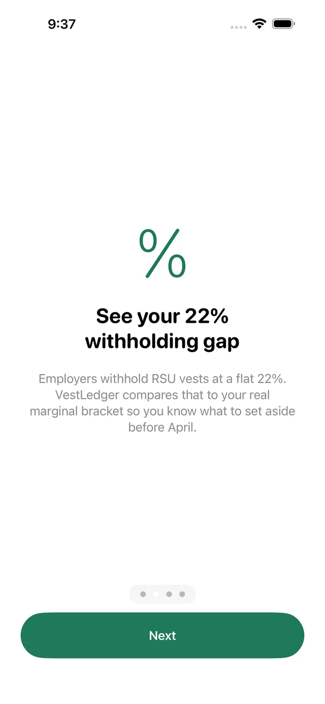 VestLedger screenshot 2