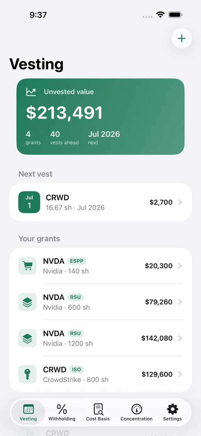 VestLedger screenshot 4