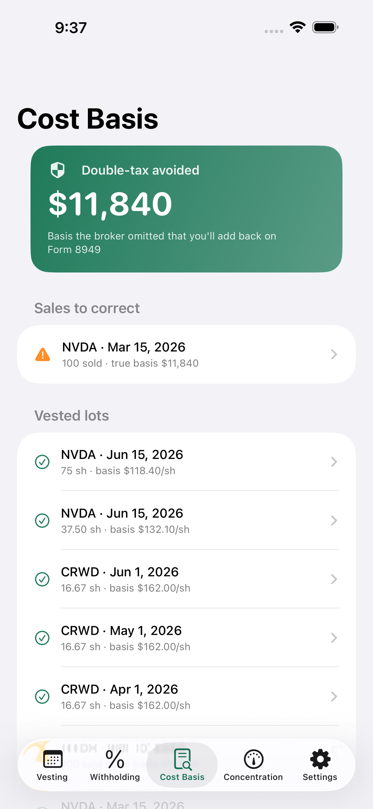 VestLedger screenshot 6 of 8