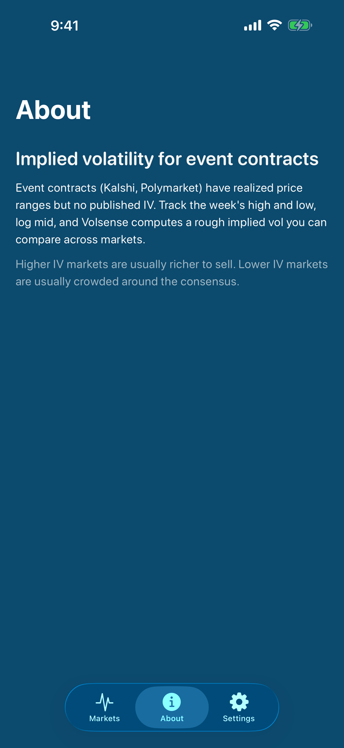 Volsense screenshot 2 of 3