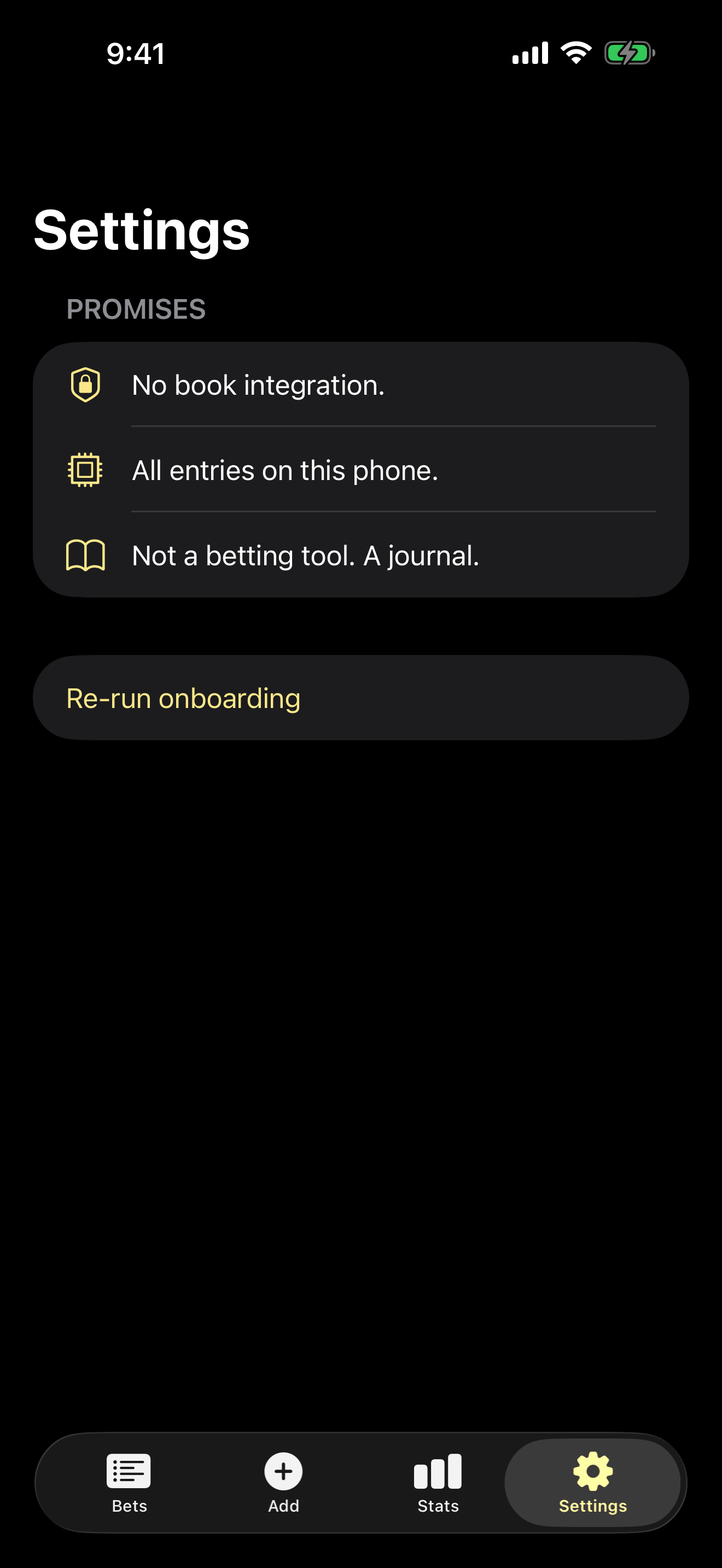 Wagerlog screenshot 4 of 4