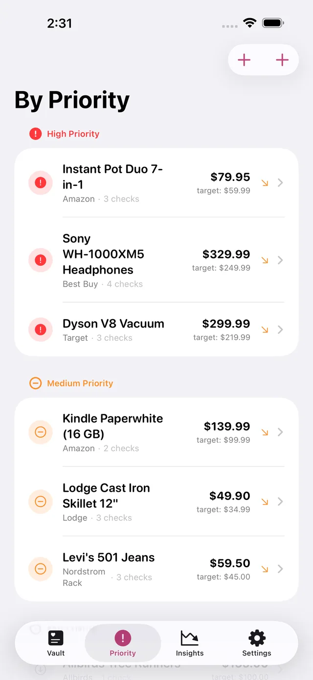Wishvault screenshot 5