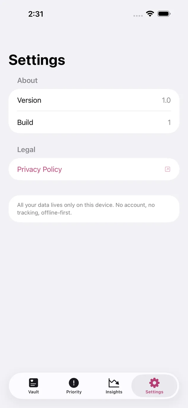Wishvault screenshot 7