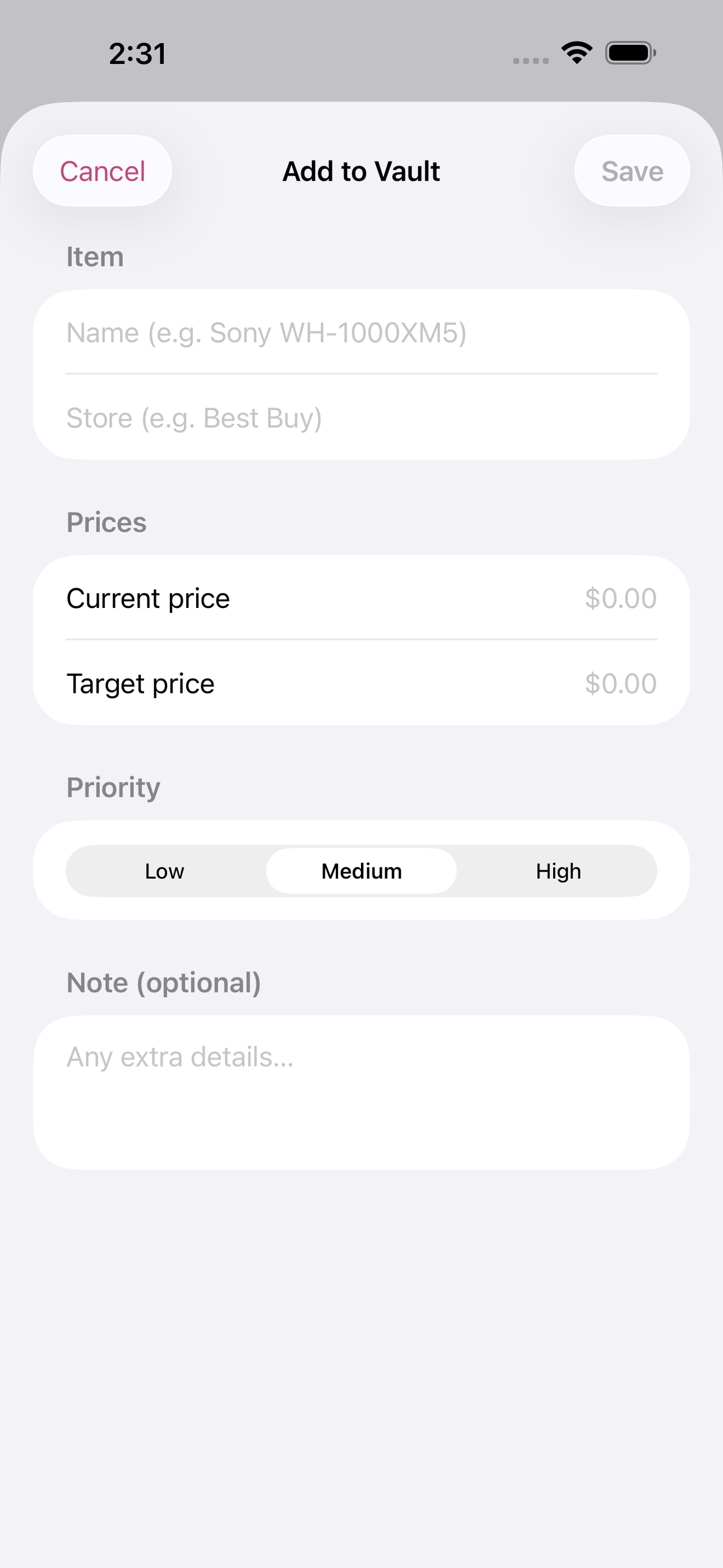Wishvault screenshot 8 of 8