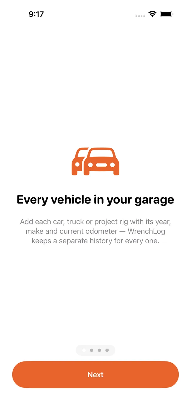 WrenchLog screenshot 1