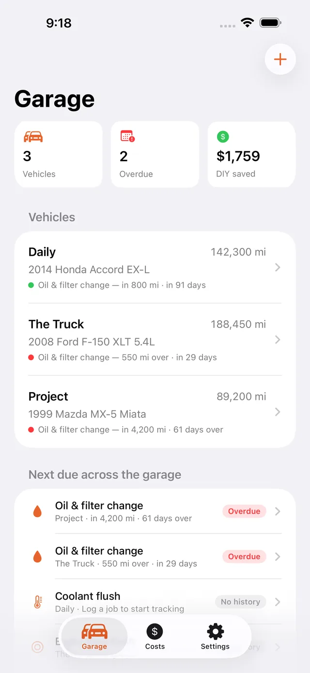 WrenchLog screenshot 4