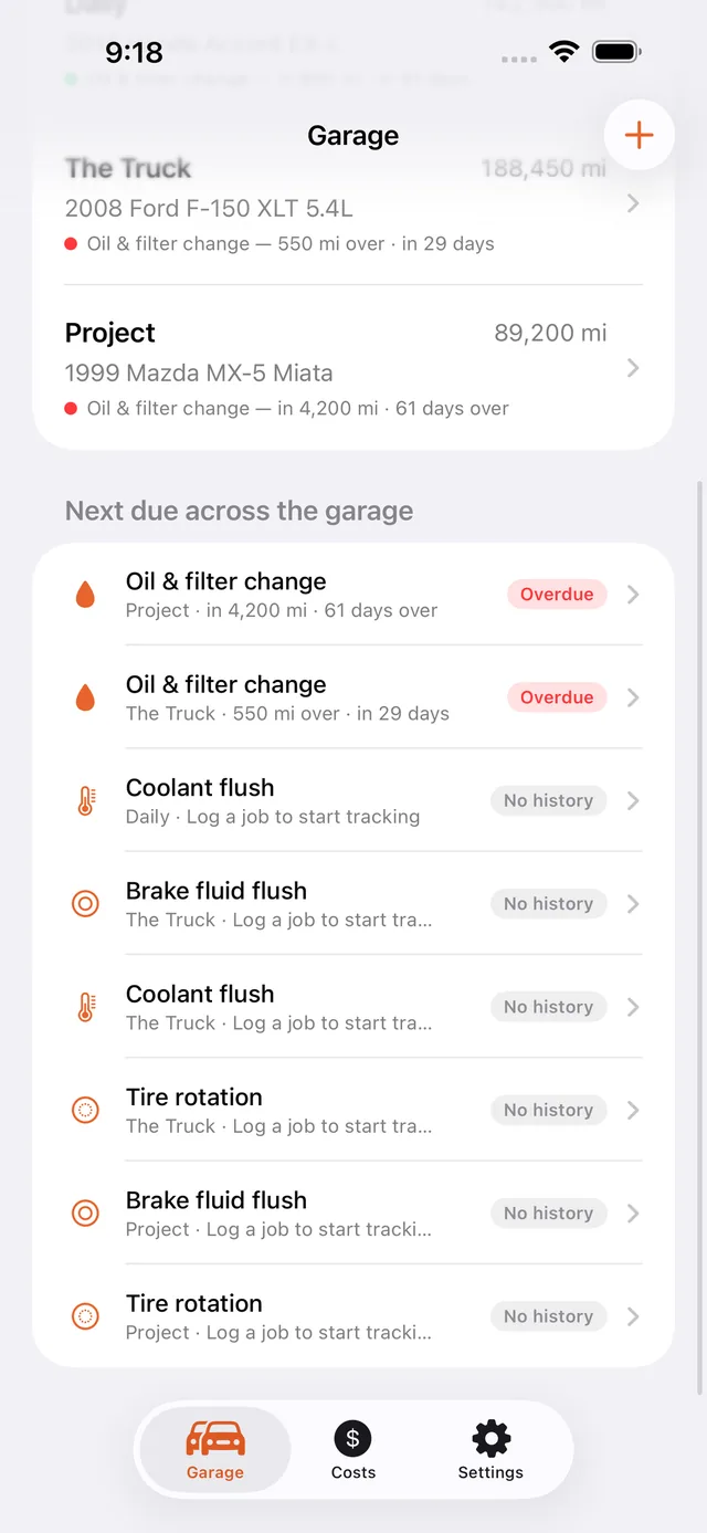 WrenchLog screenshot 8