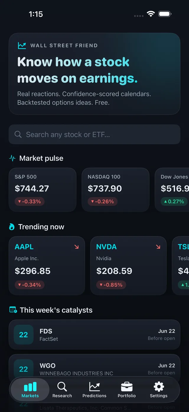 Wall Street Friend screenshot 1