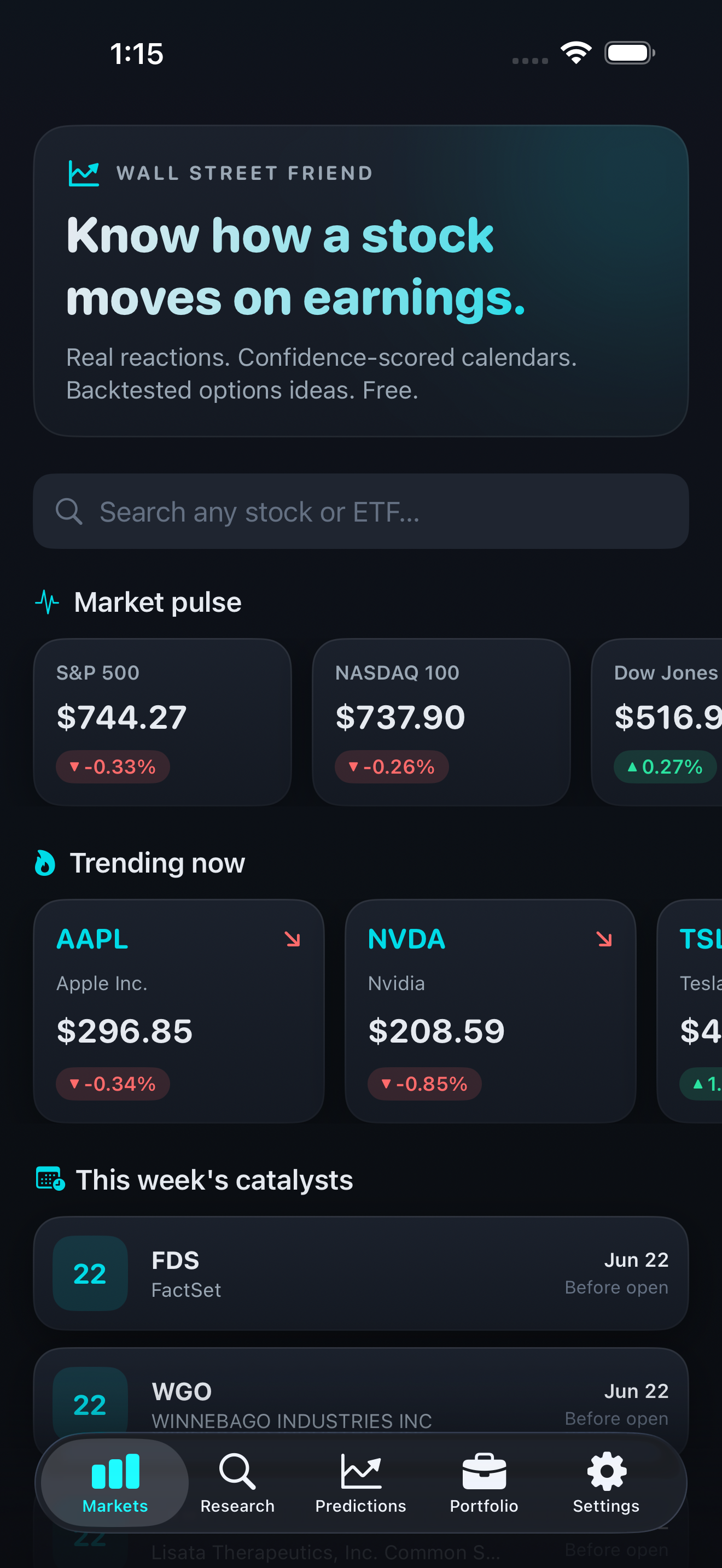 Wall Street Friend screenshot 1 of 8