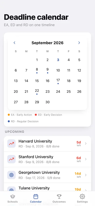 Admitly web app — screen 3