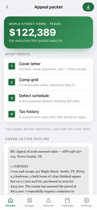 Assessr web app — screen 3