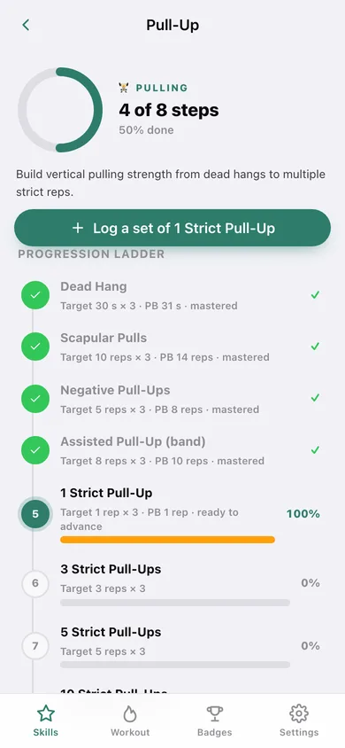 Barwork web app — screen 2