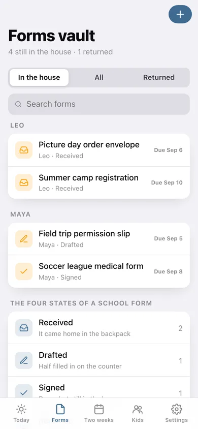 Brainfold web app — screen 3
