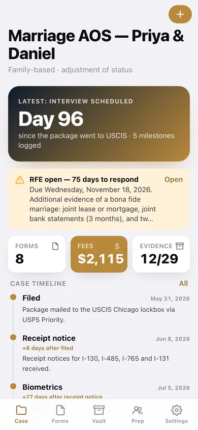Brieflet web app — screen 1