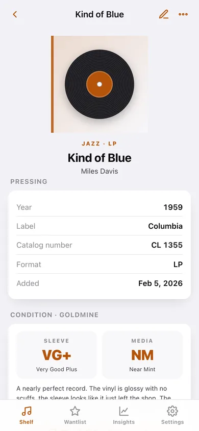 Crate web app — screen 2