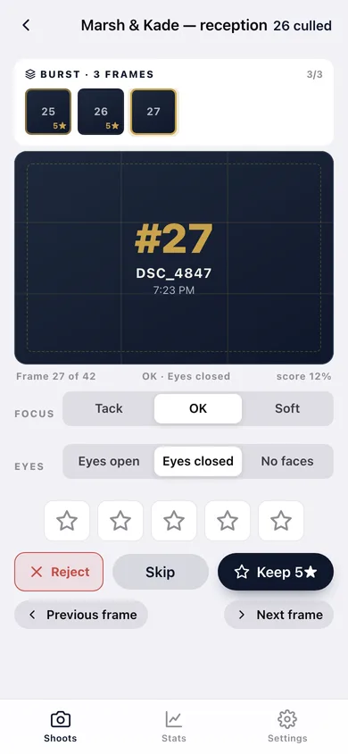 CullKit web app — screen 3