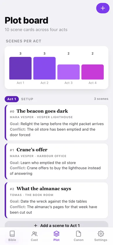 Fanforge web app — screen 2