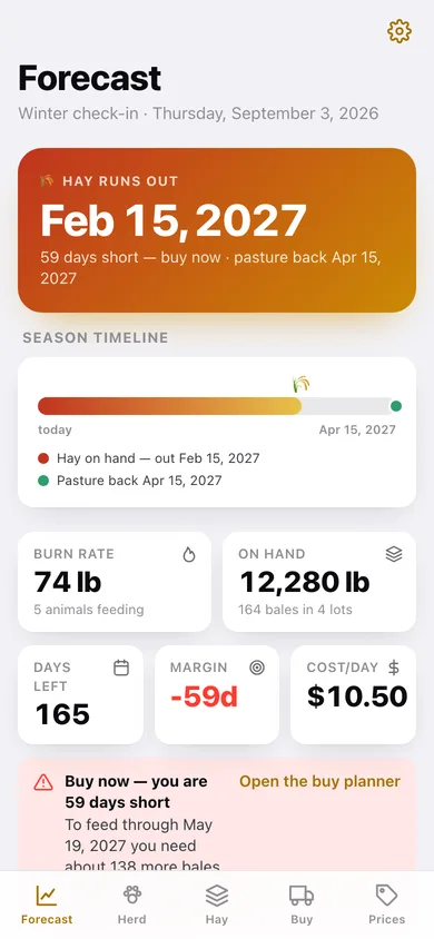 HayDays web app — screen 1