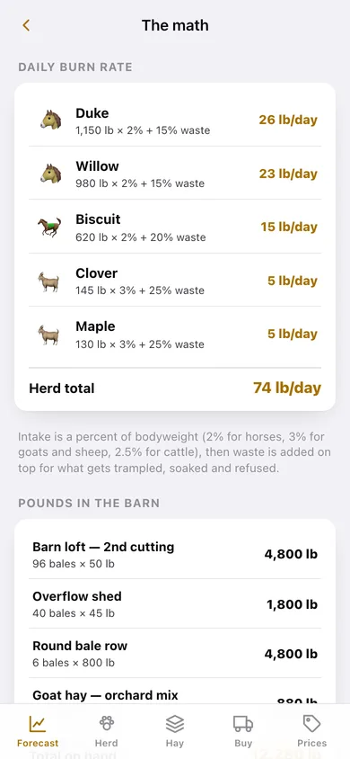 HayDays web app — screen 2