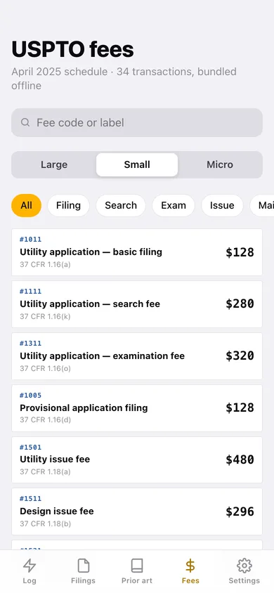 Inventr web app — screen 3