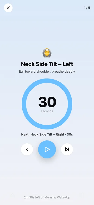 Limber web app — screen 3