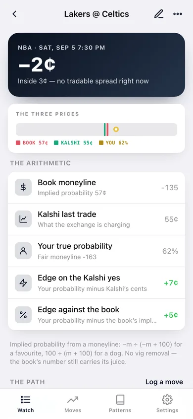 Linevigil web app — screen 2