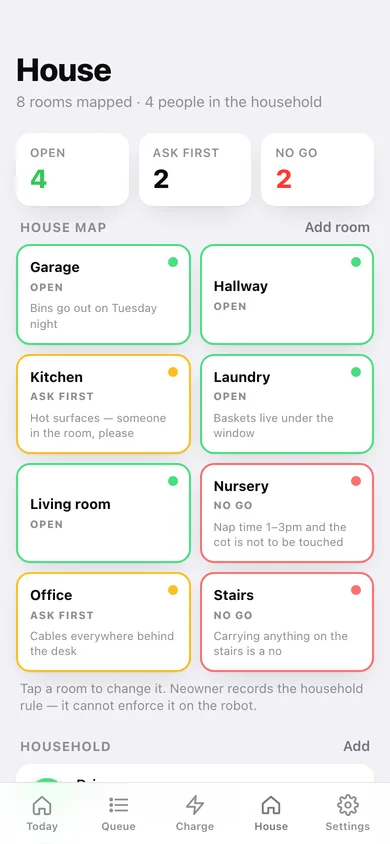 Neowner web app — screen 3