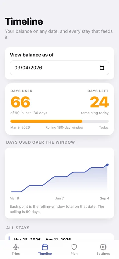 Ninety web app — screen 3