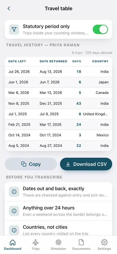 OathDay web app — screen 3