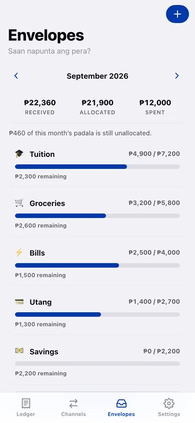 PadalaBook web app — screen 3