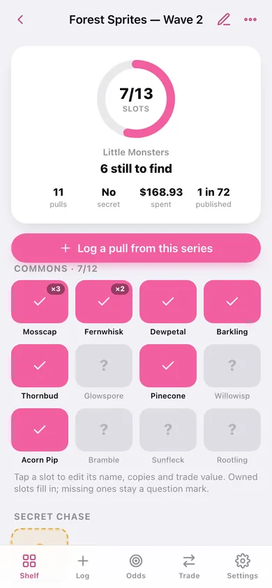Blind Box Vault web app — screen 2