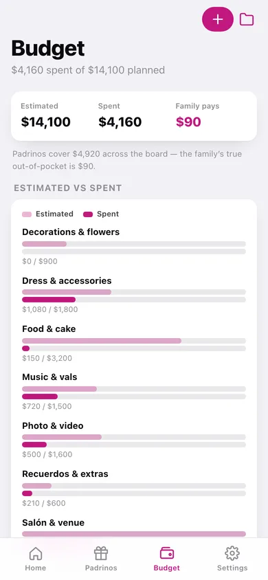 Quincebook web app — screen 3