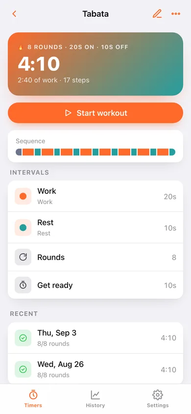 Roundbell web app — screen 2