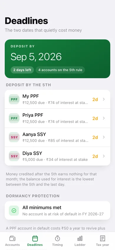 Sanchay web app — screen 2