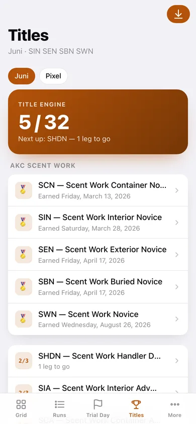 ScentBook web app — screen 2