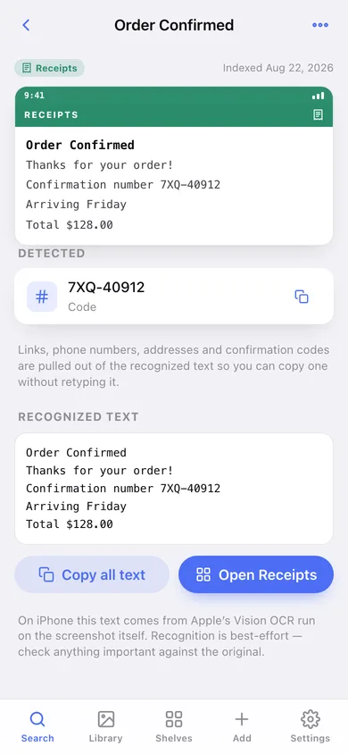 Shotbox: Screenshot Finder web app — screen 2