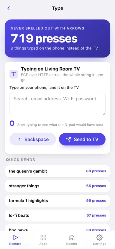 Sofa web app — screen 2