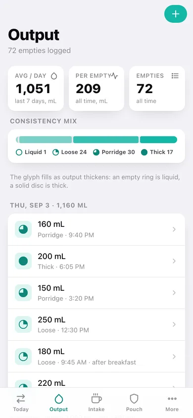 StomaFlow web app — screen 2