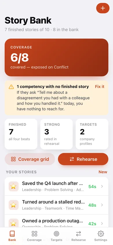StoryForge web app — screen 1