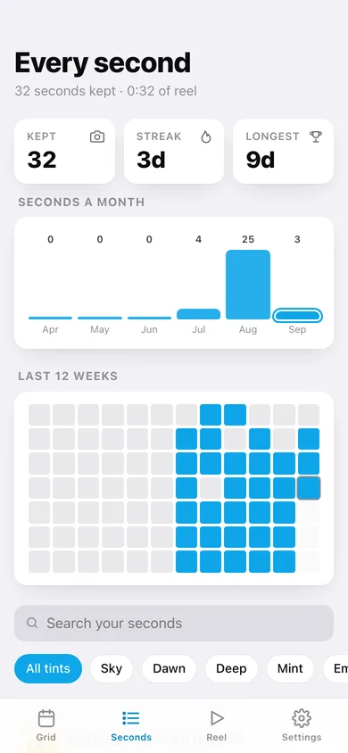 Strand web app — screen 2
