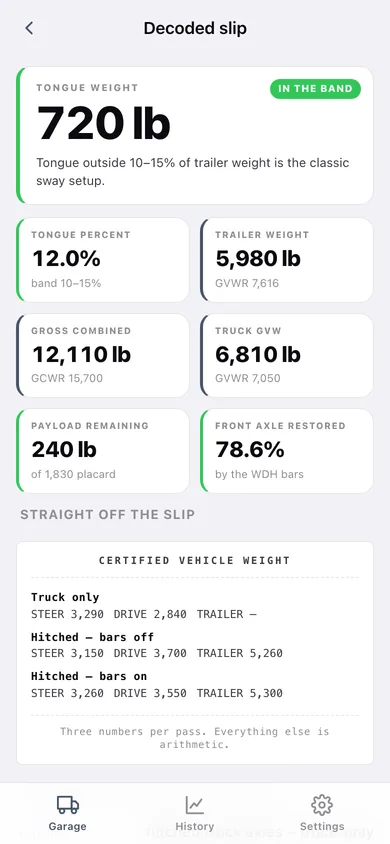 TongueCheck web app — screen 2