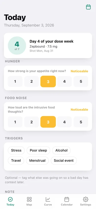 TroughMap web app — screen 1