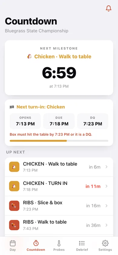TurnIn web app — screen 2