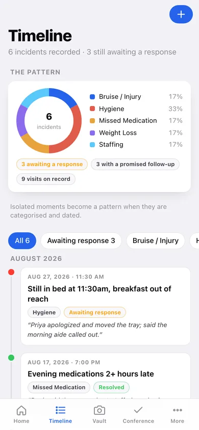 VisitProof web app — screen 2