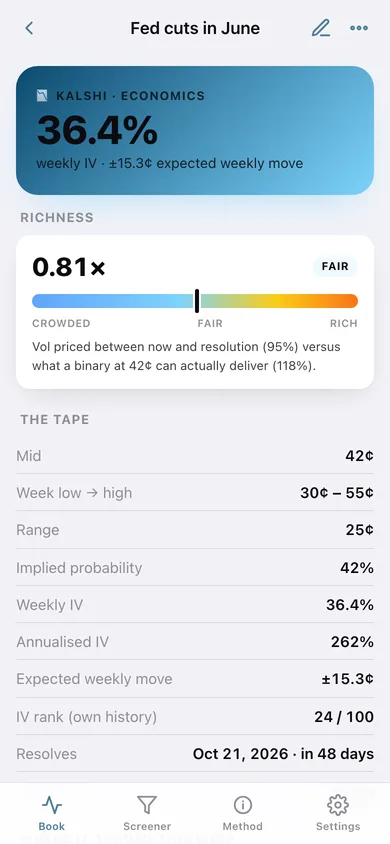 Volsense web app — screen 2