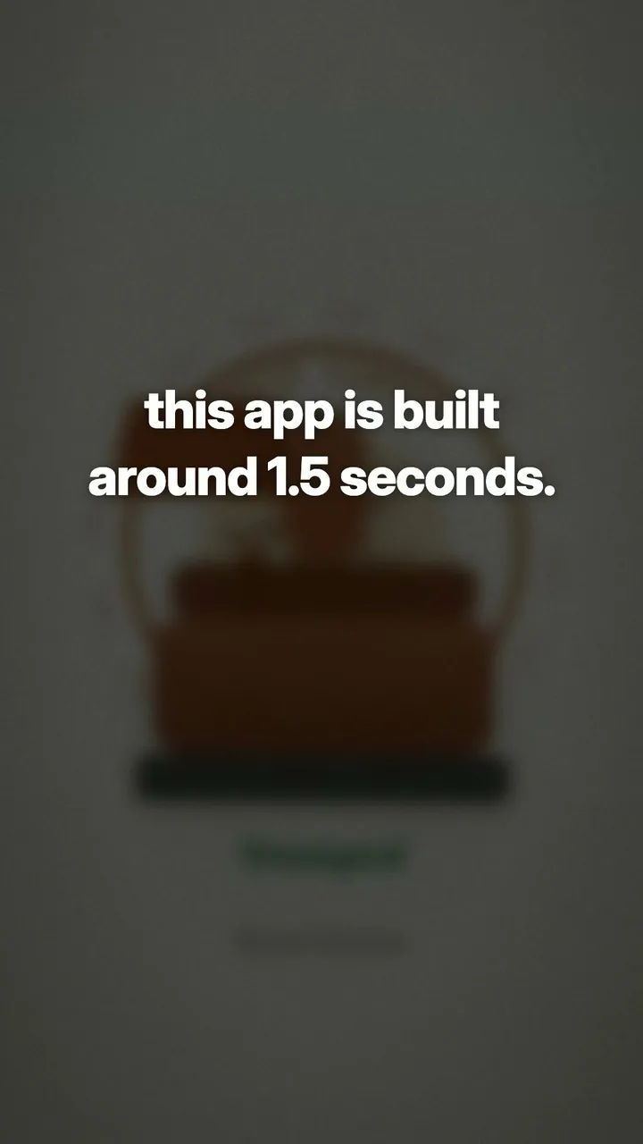 We built this whole app around 1.5 seconds: the stamp