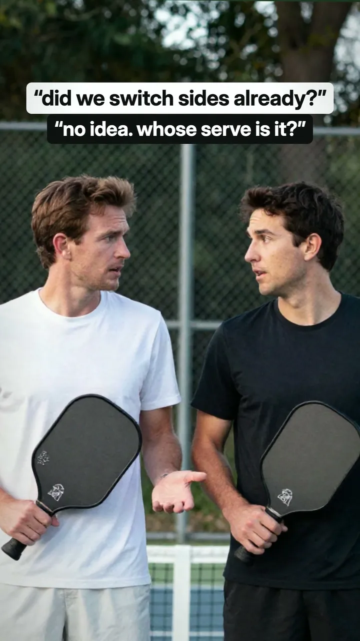 The pickleball scoreboard that settles “did we switch sides?”